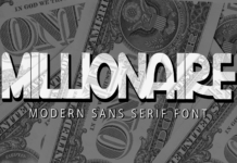 Millionaire Font Poster 1
