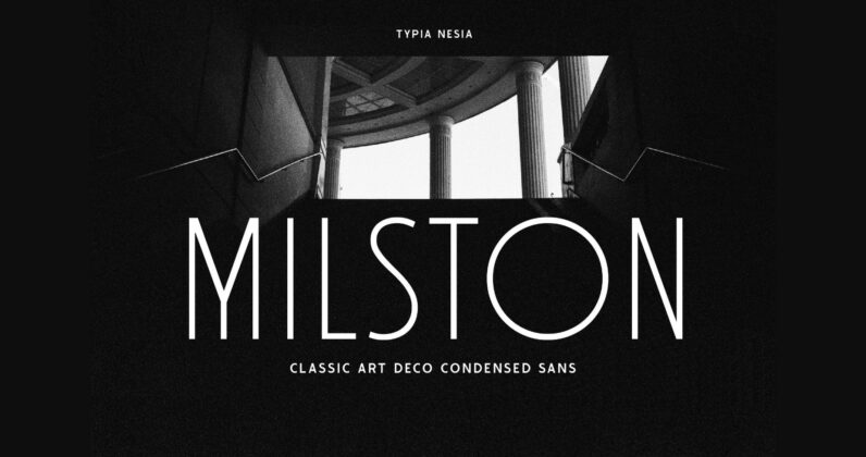 Milston Font Poster 1