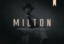 Milton Font Poster 1