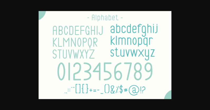 Mimeable Font Poster 4