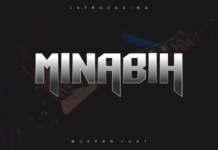 Minabih Font Poster 1