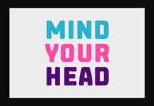Mind Your Head Font Poster 1
