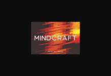 Mindcraft Font Poster 1