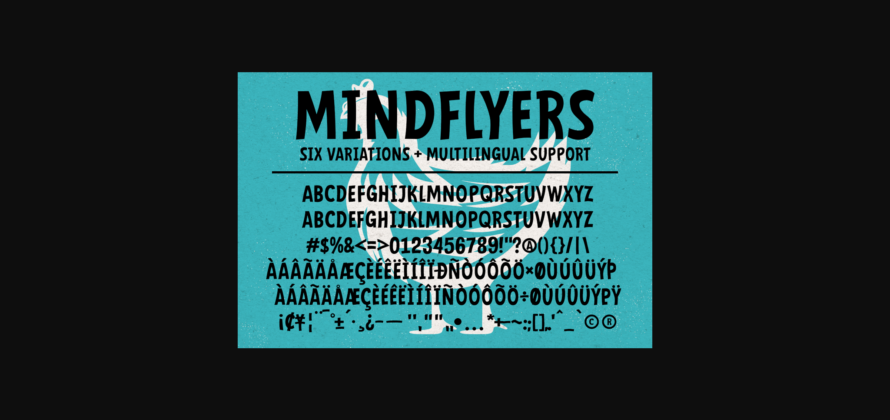 Mindflyers Font Poster 6