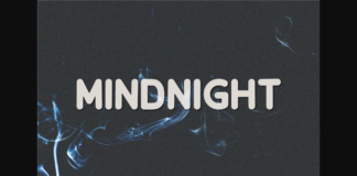 Mindnight Font Poster 1