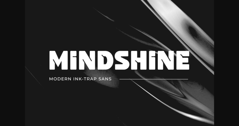 Mindshine Font Poster 3