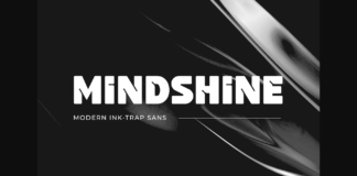Mindshine Font Poster 1