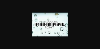 Mineral Font Poster 1