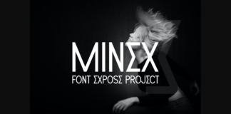 Minex Font Poster 1