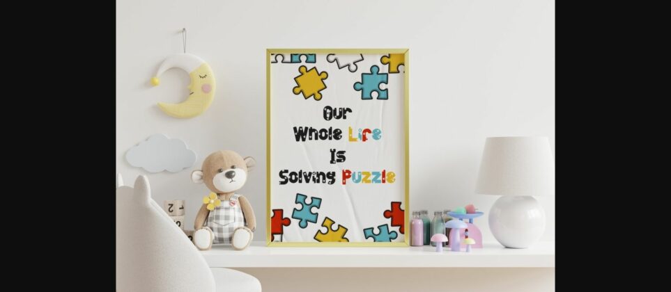 Mini Puzzle Font Poster 5