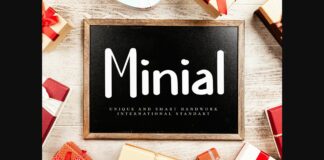 Minial Font Poster 1