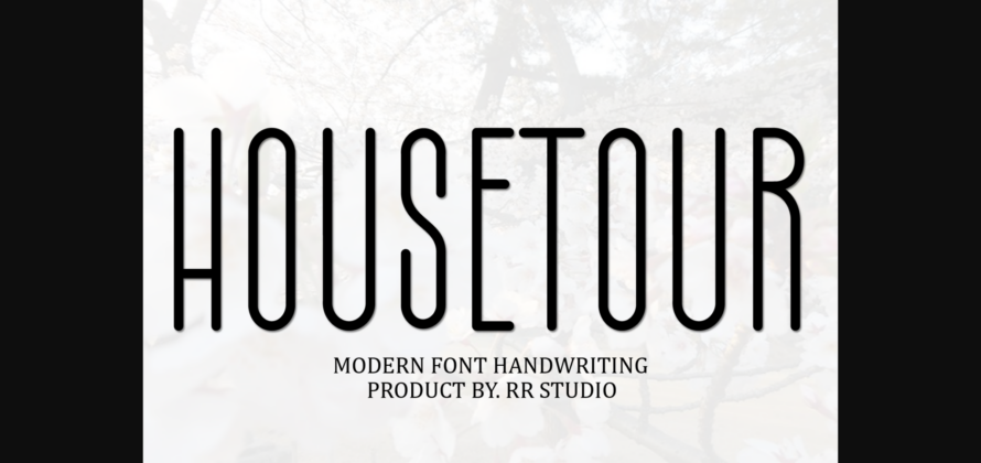 Minihouse Font Poster 4