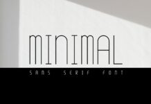 Minimal Font Poster 1