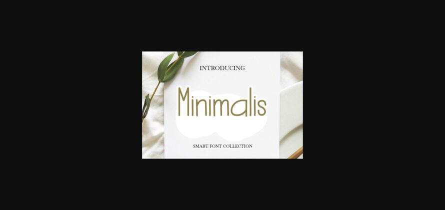 Minimalis Font Poster 3