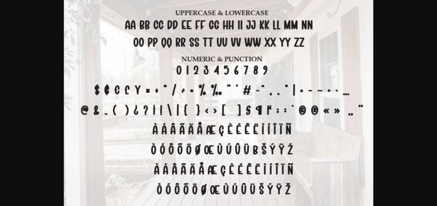 Minimalist Farmhouse Font Poster 9