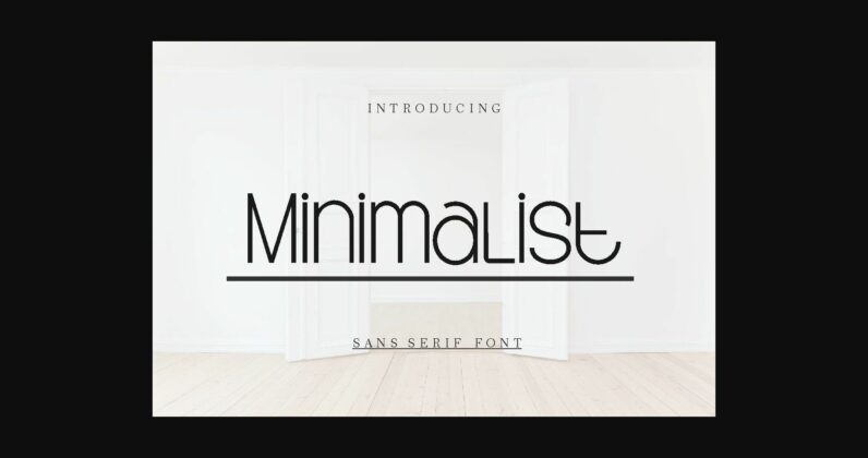 Minimalist Font Poster 3