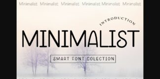 Minimalist Font Poster 1