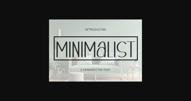 Minimalist Font Poster 3