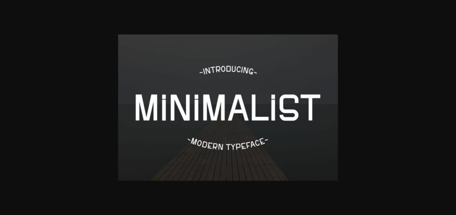 Minimalist Font Poster 3