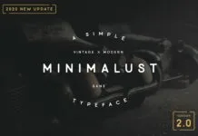 Minimalust Font Minimalust Font Poster 1