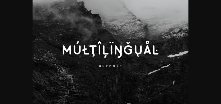 Minimalust Font Poster 9