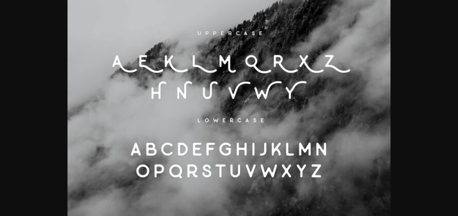 Minimalust Font Poster 11