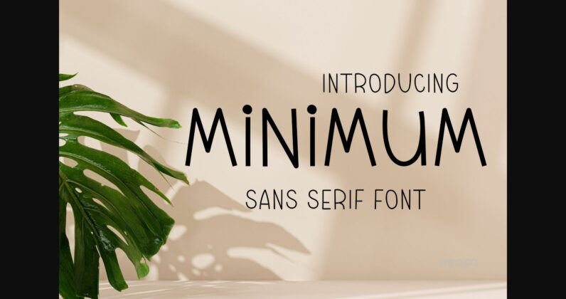 Minimum Font Poster 3