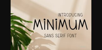 Minimum Font Poster 1