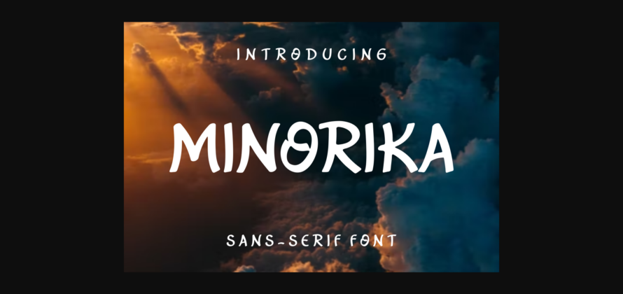Minorika Font Poster 3