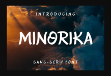 Minorika Font Poster 1