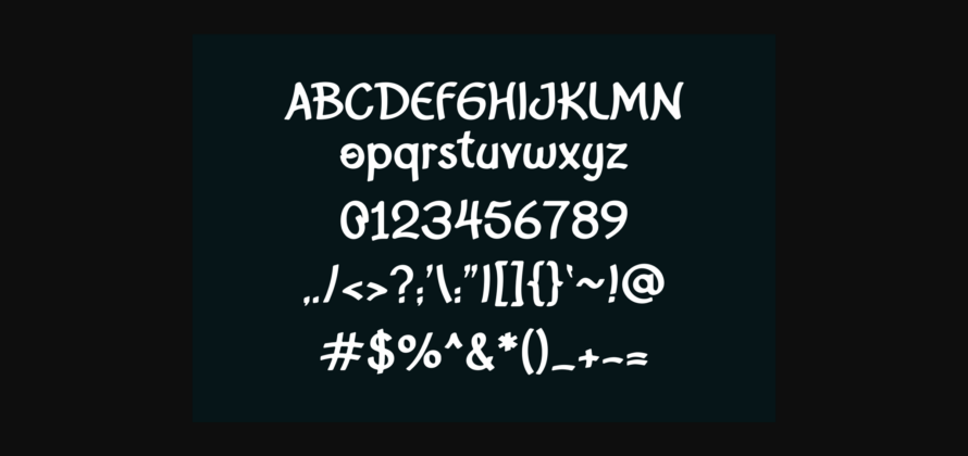 Minorika Font Poster 2