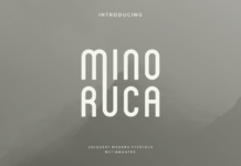 Minoruca Font Poster 1