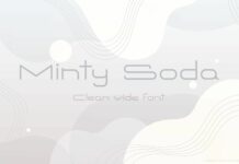 Minty Soda Font Poster 1