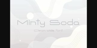 Minty Soda Font Poster 1