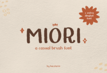 Miori Font Poster 1