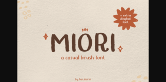 Miori Font Poster 1