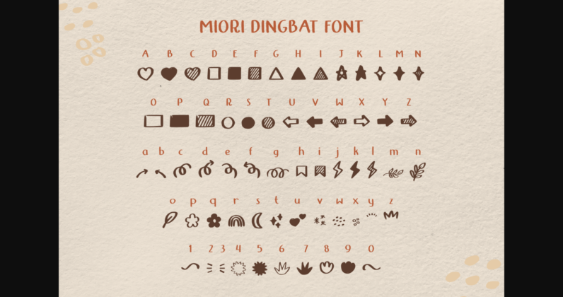 Miori Font Poster 7