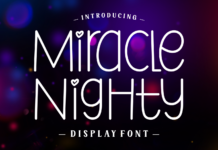 Miracle Nighty Font Poster 1