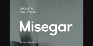 Misegar Font Poster 1