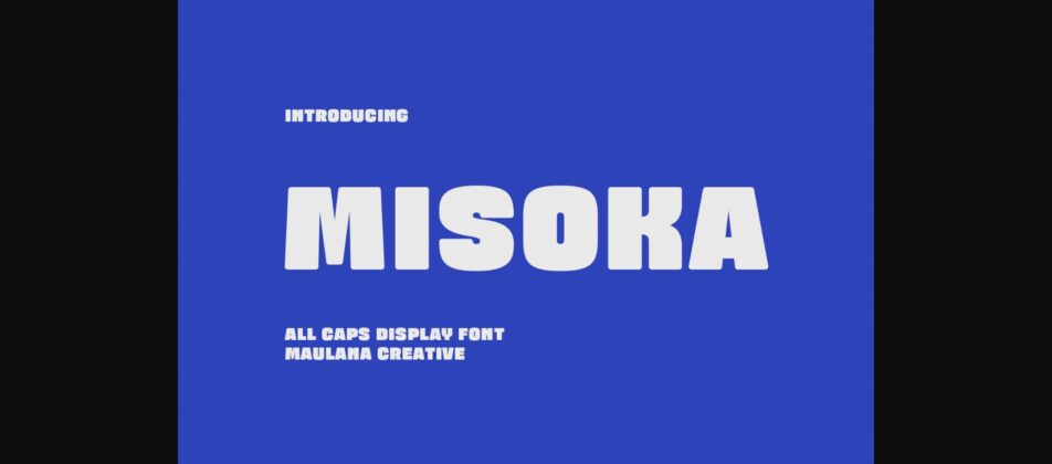 Misoka Font Poster 3