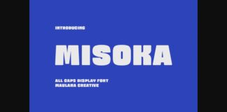 Misoka Font Poster 1