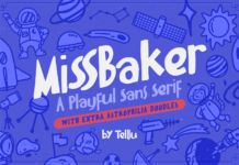 MissBaker Font Poster 1