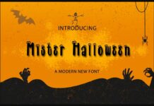 Mister Halloween Font Poster 1