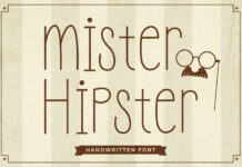 Mister Hipster Font Poster 1