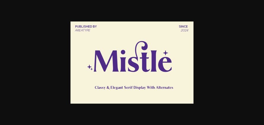 Mistle Font Poster 3
