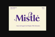 Mistle Font Poster 1