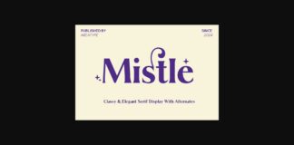 Mistle Font Poster 1