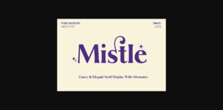 Mistle Font Poster 1