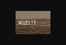 Miuelte Font Poster 1