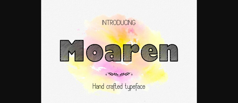 Moaren Font Poster 3